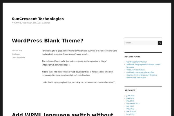Site using Code Prettify plugin