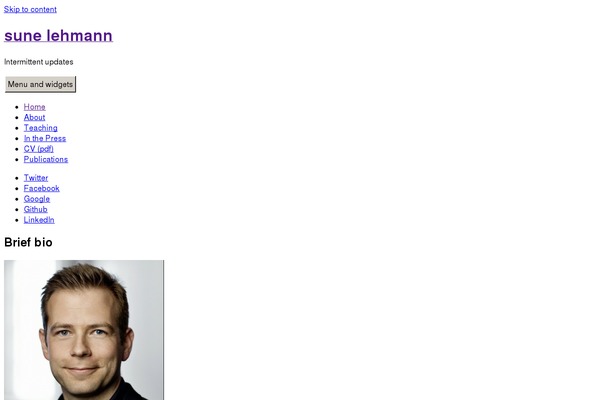 Site using Coblocks plugin