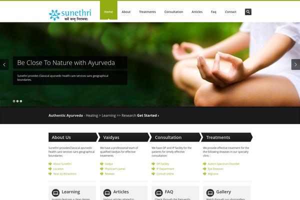 Inceptio theme site design template sample