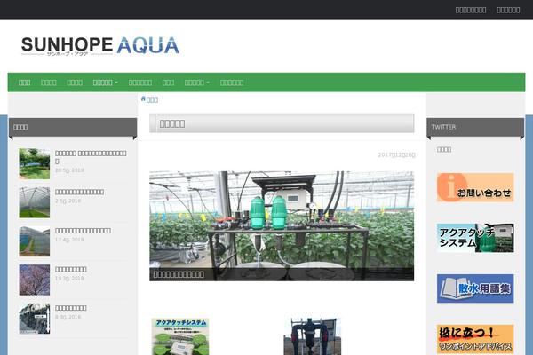 Being Hueman theme site design template sample