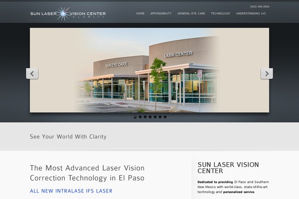 Glacial theme site design template sample