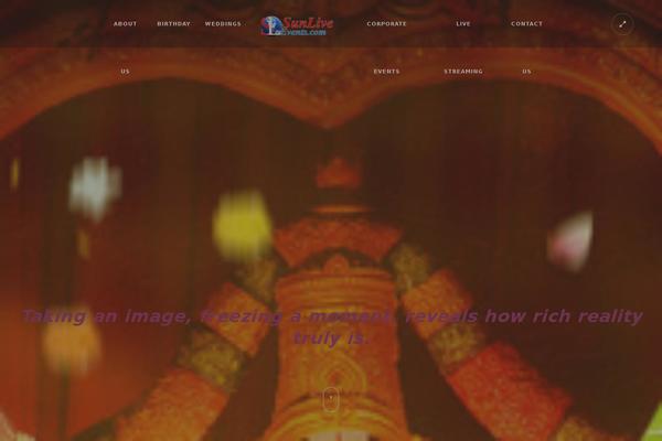 sunliveevents.com site used FotoGraphy