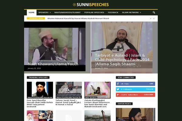 sunnispeeches.com site used Newsmag Child