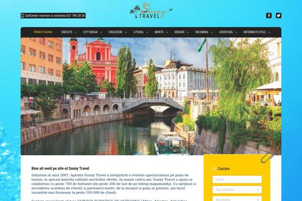 Tour Operator theme site design template sample
