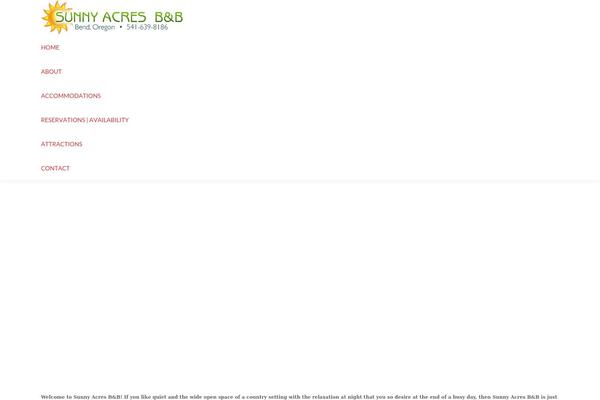 The7 Child theme site design template sample
