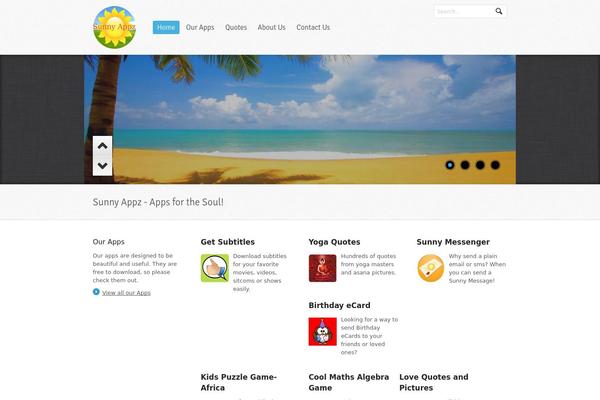 Whitelight theme site design template sample