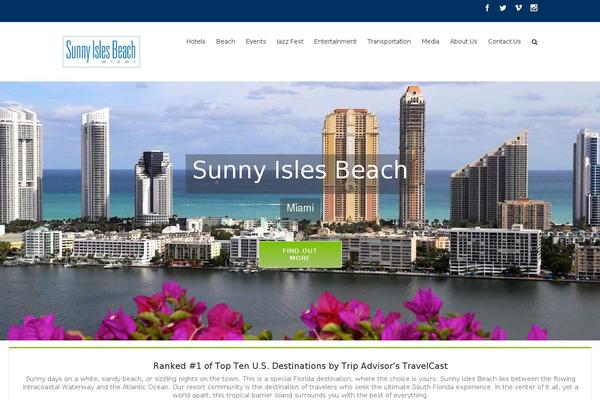 sunny theme websites examples