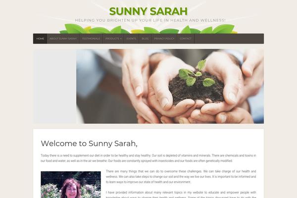 Natural theme site design template sample