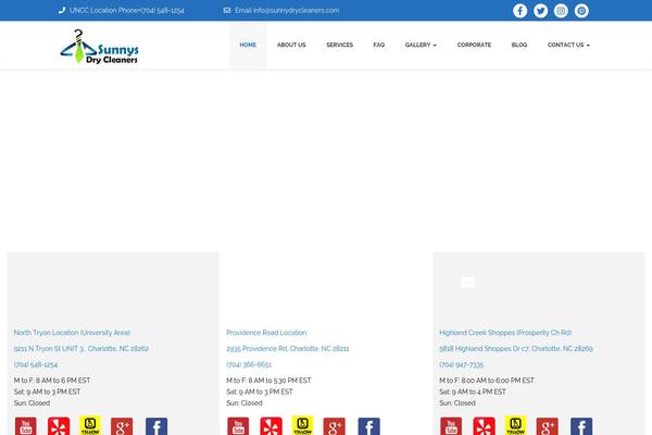 sunnysdrycleaners.com site used Laundryes