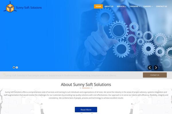 The Company theme site design template sample