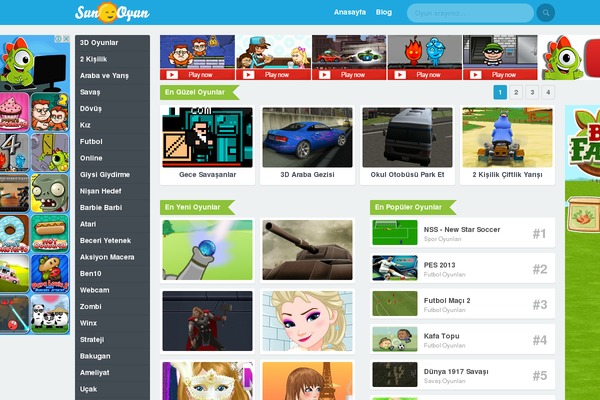 sunoyun.com site used Myarcadetheme-lite