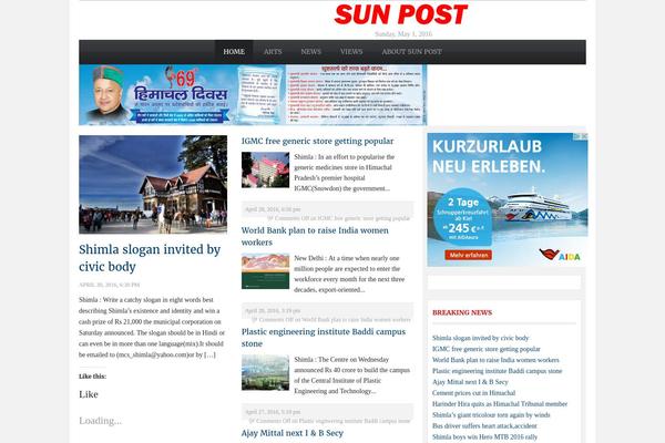 Site using WP Social Icons plugin