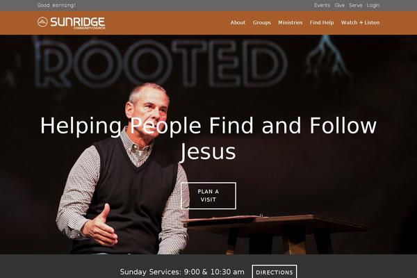 sunridgechurch.org site used Sunridge_2021