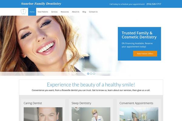 WP Bootstrap 4 theme site design template sample