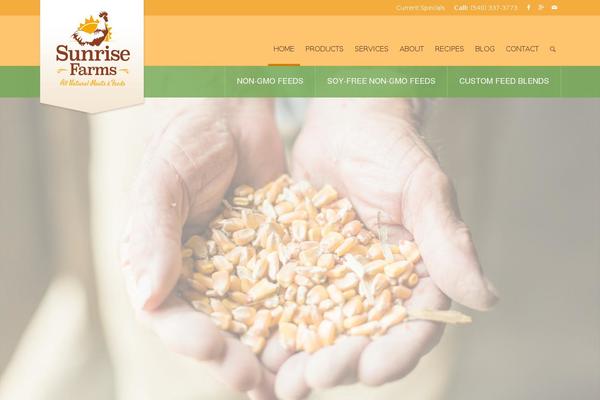 sunrisefarm.net site used Sunrise-enfold-child