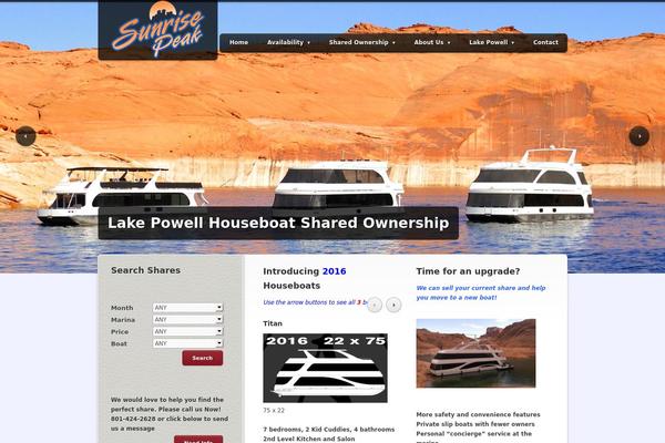 Fluida theme site design template sample