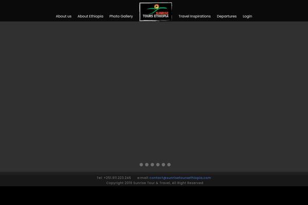 TravelTour theme site design template sample