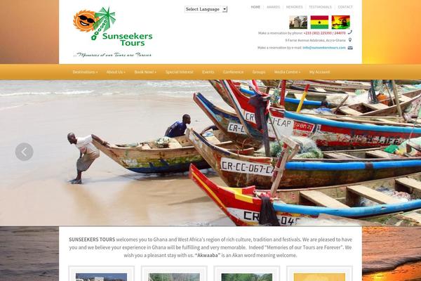Site using GS Testimonial Slider plugin