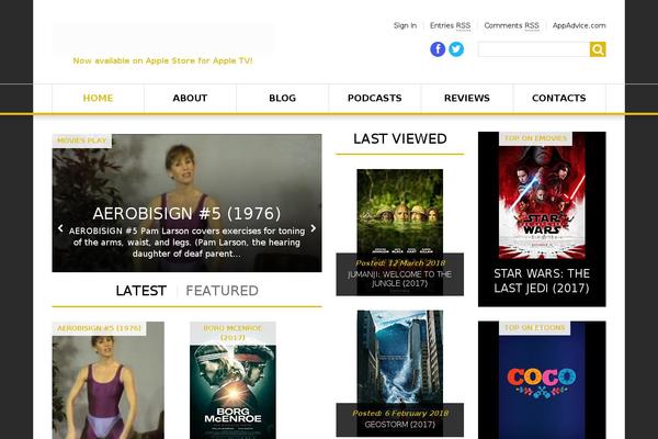 Cherry Framework theme site design template sample