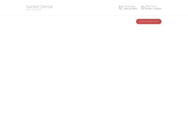 ProDent theme site design template sample