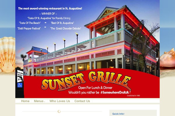 sunsetgrillea1a.com site used Reon
