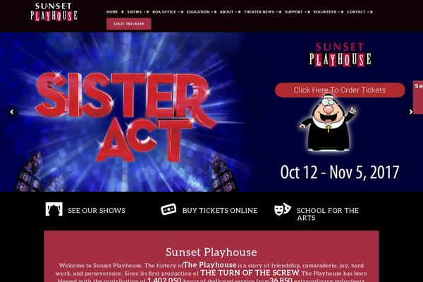 sunsetplayhouse.com site used Evivamedia-child