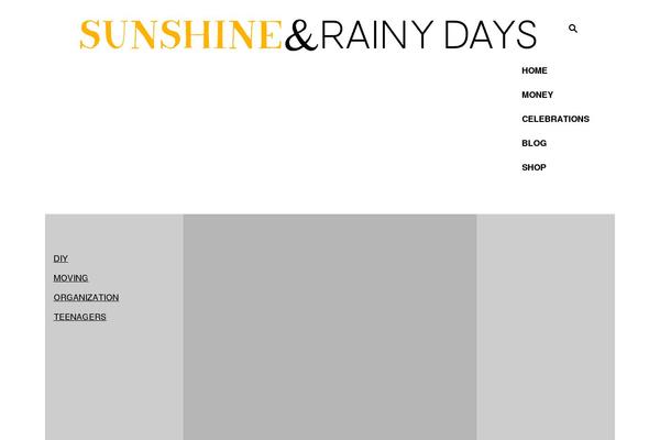 sunshineandrainydays.com site used Birch-trellis