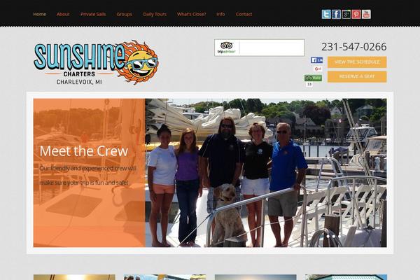 sunshinecharters.com site used Theme46019