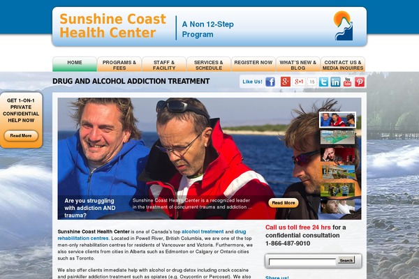 sunshinecoasthealthcentre.ca site used Sunshine-coast