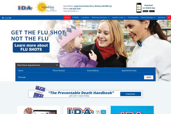 IPharm theme site design template sample