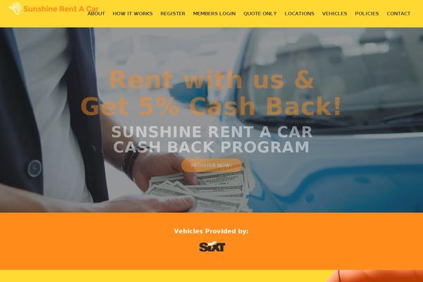 sunshinerentacar.com site used Sunshine-rac