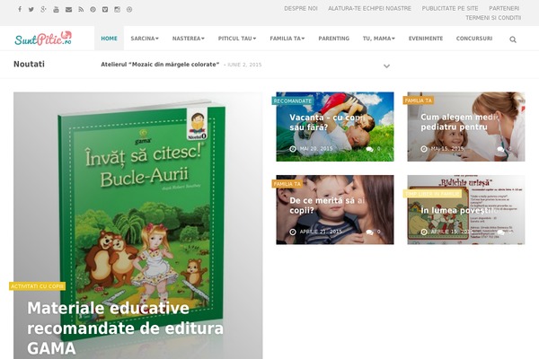MightyMag theme site design template sample