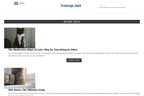 Acabado theme site design template sample