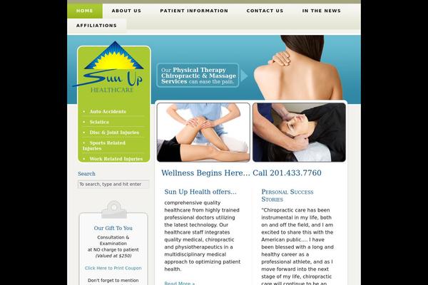 SoulMedic theme site design template sample