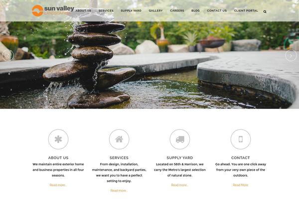 Bridge theme site design template sample