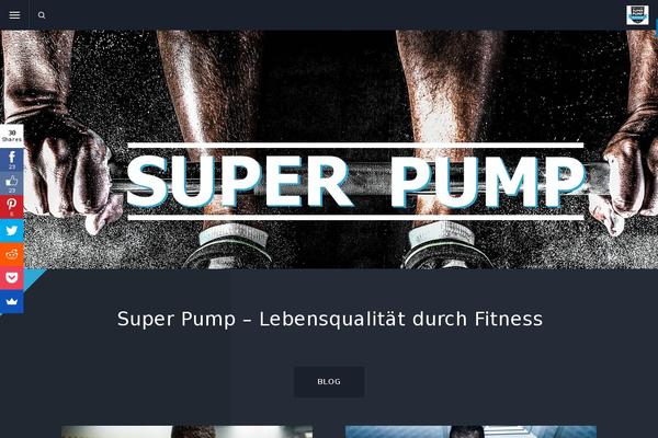 Pump theme site design template sample
