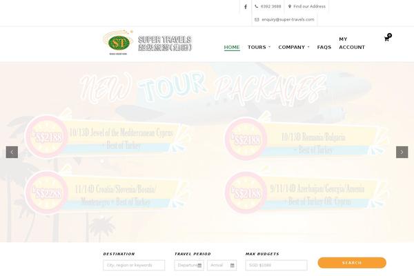 super-travels.com site used TravelTour