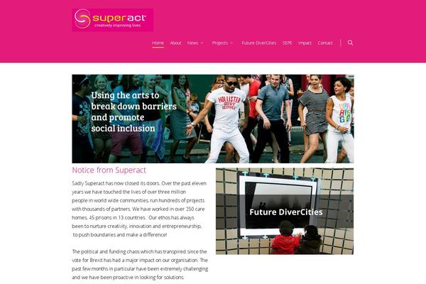 Salient Child theme site design template sample