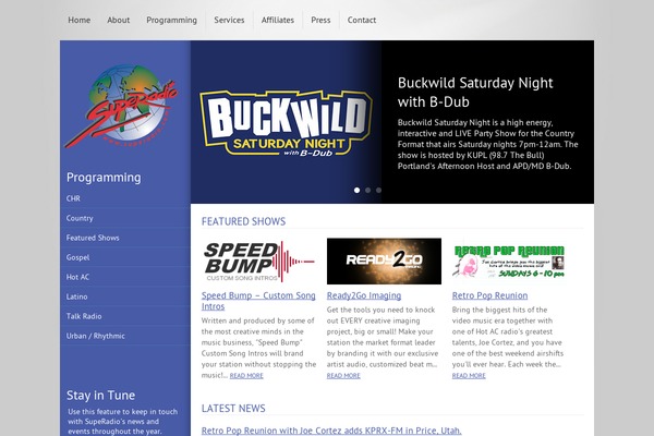 superadio.com site used Stoked