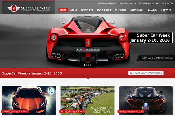 Site using Event Calendar WD plugin