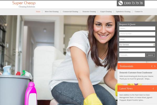 supercheap theme websites examples