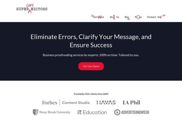 Polestar theme site design template sample