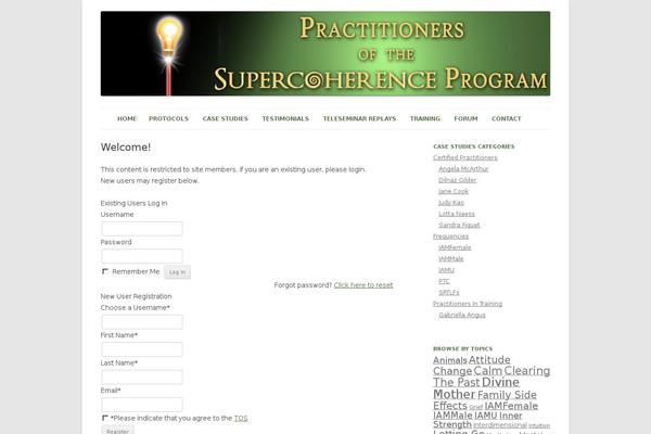 Site using Cool Tag Cloud plugin