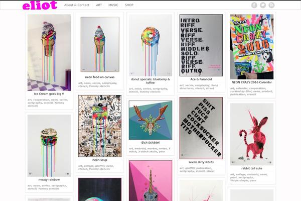 iPin theme site design template sample