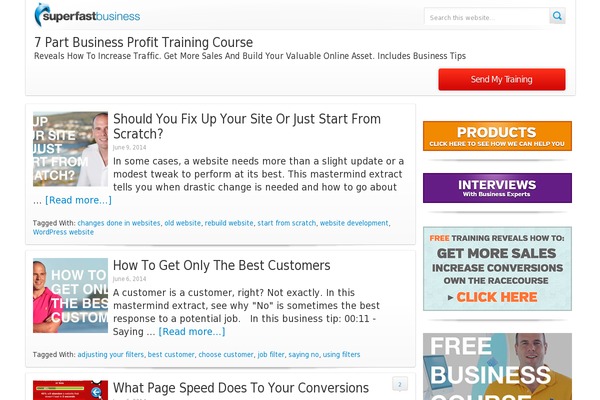 superfastbusiness.com site used Otrv3