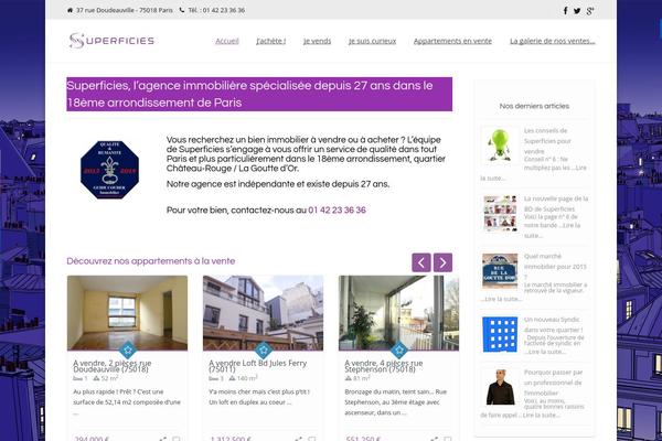 Realhomes Child theme site design template sample