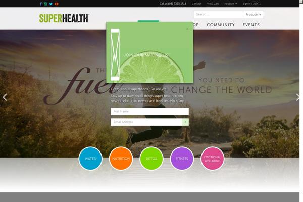 superhealth.com.au site used Superhealth2014