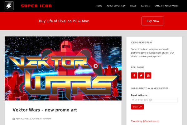 Knight theme site design template sample