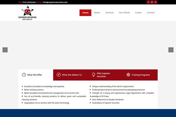 Bridge Child theme site design template sample