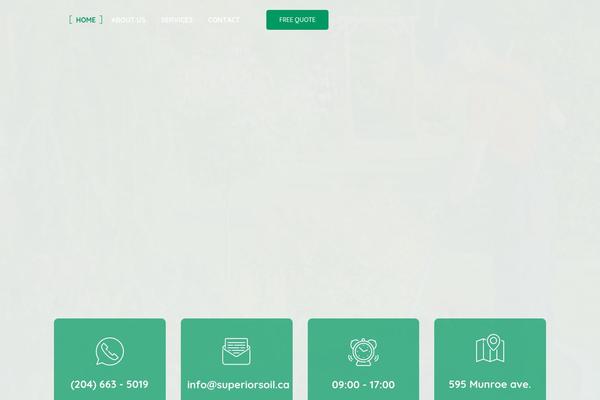 Planteo theme site design template sample
